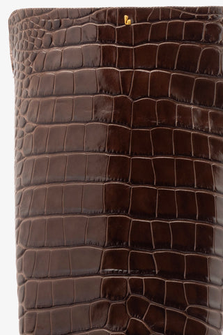 Kate Hi Boot In Brown Leather