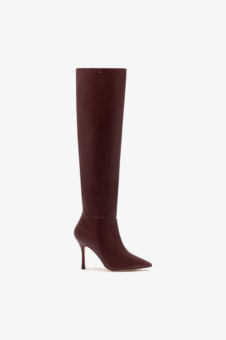 Kate Hi Boot In Burgundy Leather