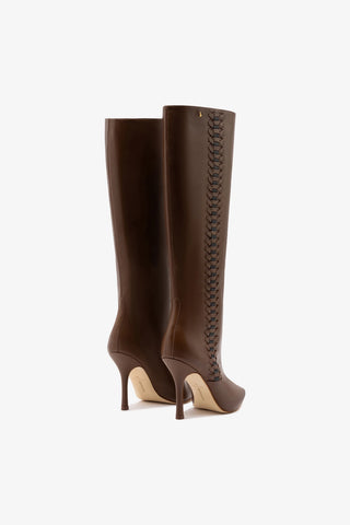 Kate Boot In Burnt Umber Leather