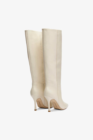 Kate Boot In Ivory Leather