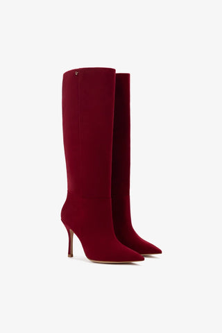 Kate Boot In Lipstick Red Suede