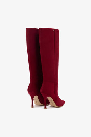 Kate Boot In Lipstick Red Suede