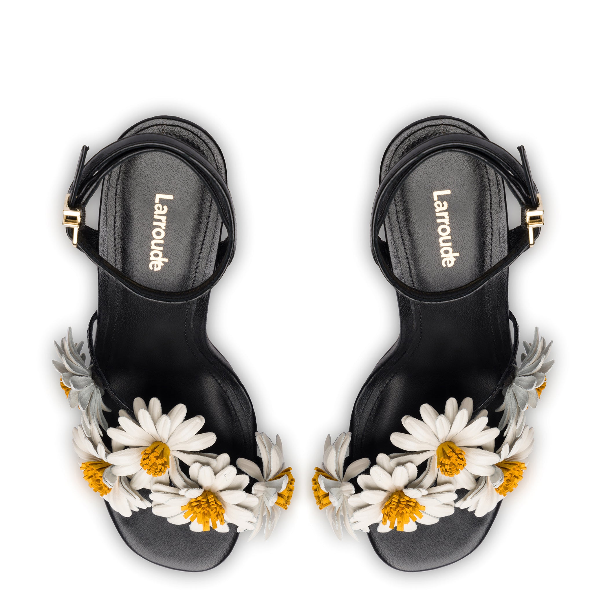 Dusty W White Floral Leather Sandals by Ziera | Shop Online at Ziera AU