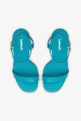 Nyx Sandal In Acqua Leather