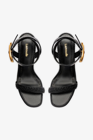 Verona Sandal In Black Leather