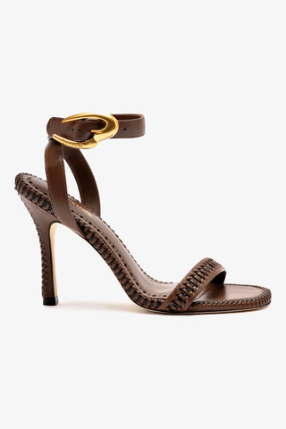 Verona Sandal In Burnt Umber Leather