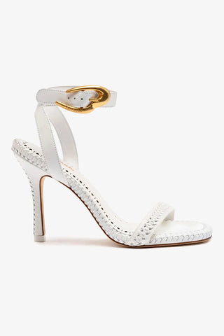 Verona Sandal In White Leather