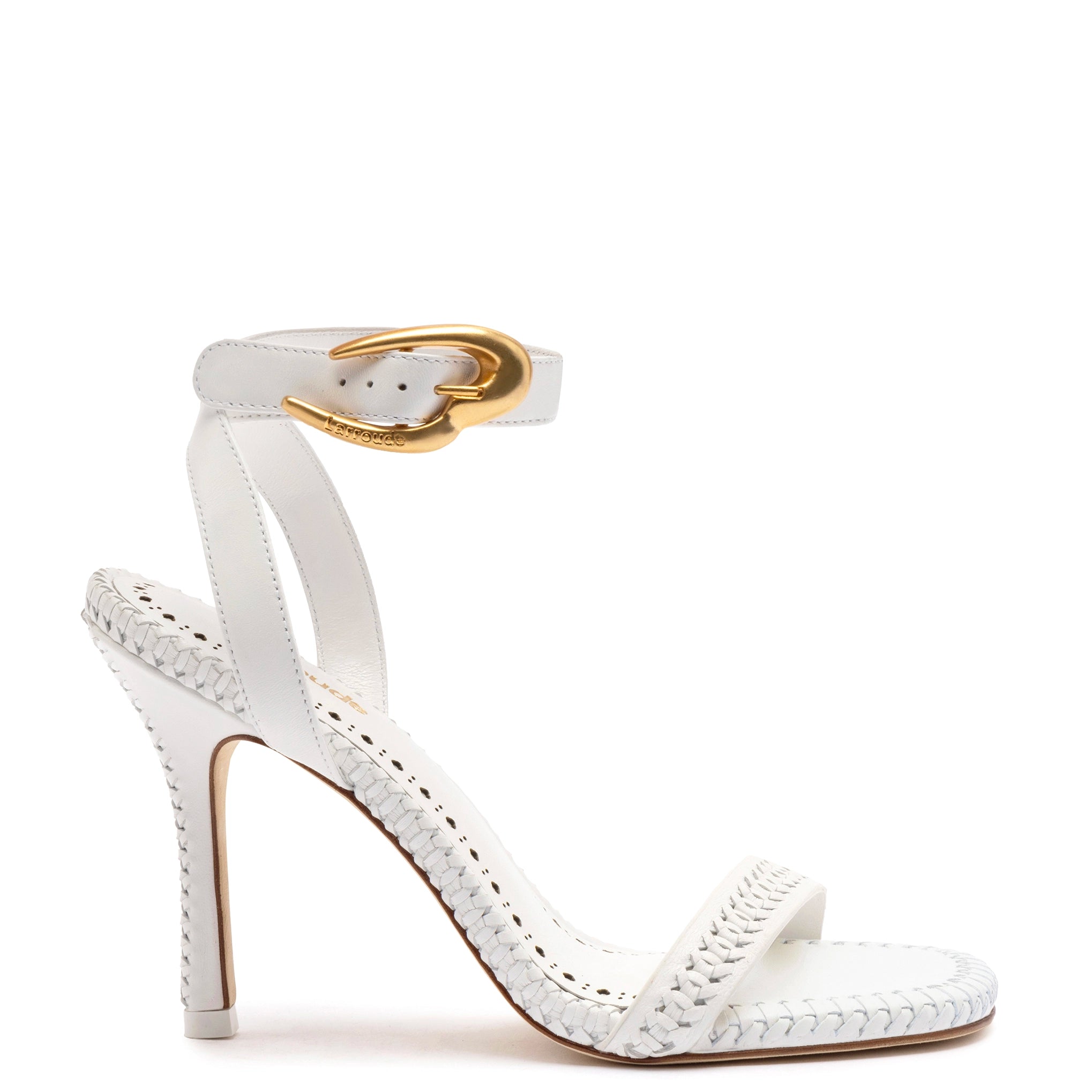 Sandalia Verona en piel blanca