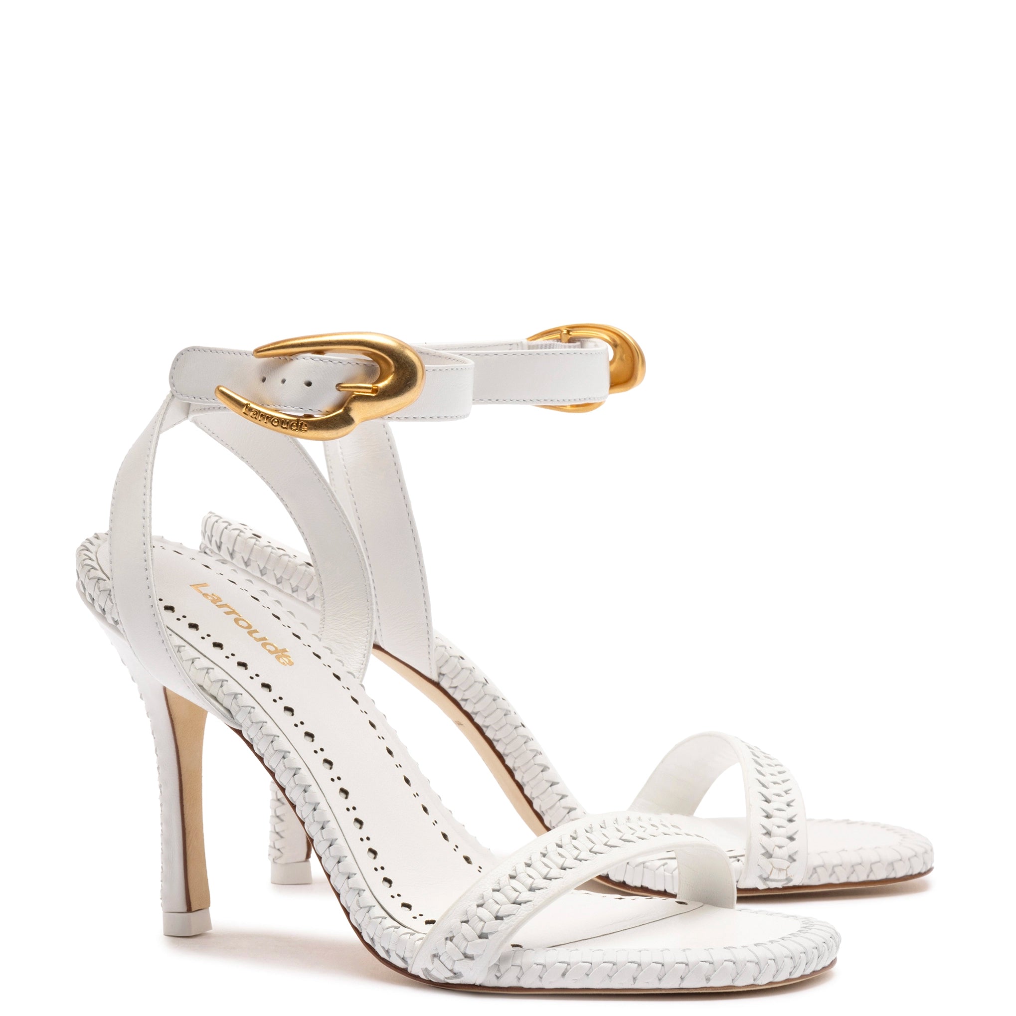 Sandalia Verona en piel blanca