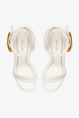 Verona Sandal In White Leather