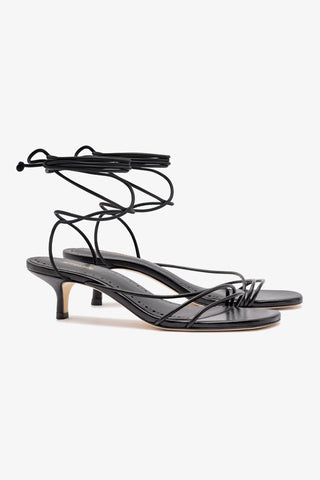 Sara Sandal In Black Leather