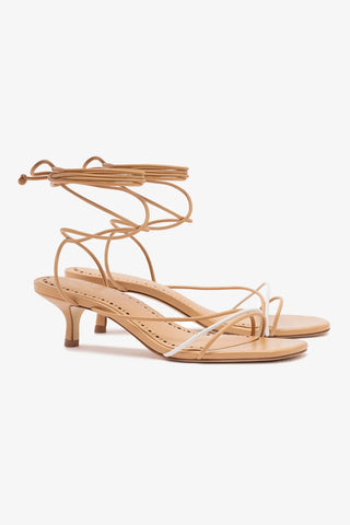 Sara Sandal In Tan Leather