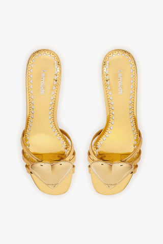 Amore Mule In Gold Specchio