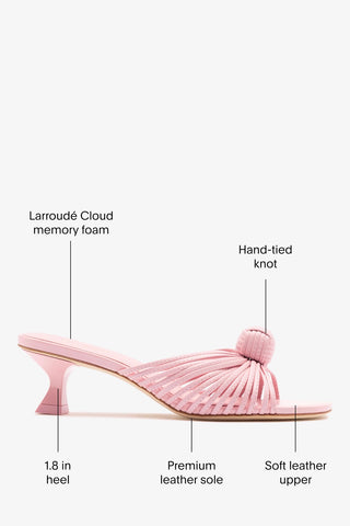 Valerie Mule Tulip Leather Mule Larroudé