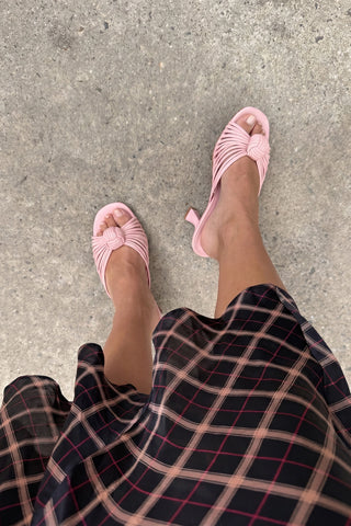 Valerie Mule Tulip Leather Mule Larroudé