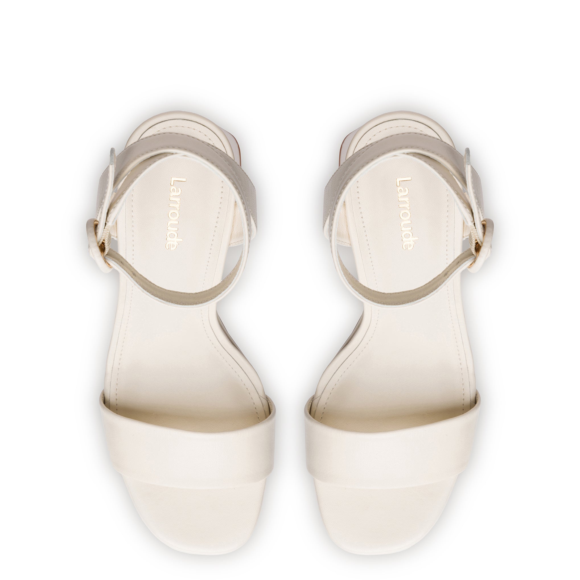 Dolly Sandal In Ivory Leather