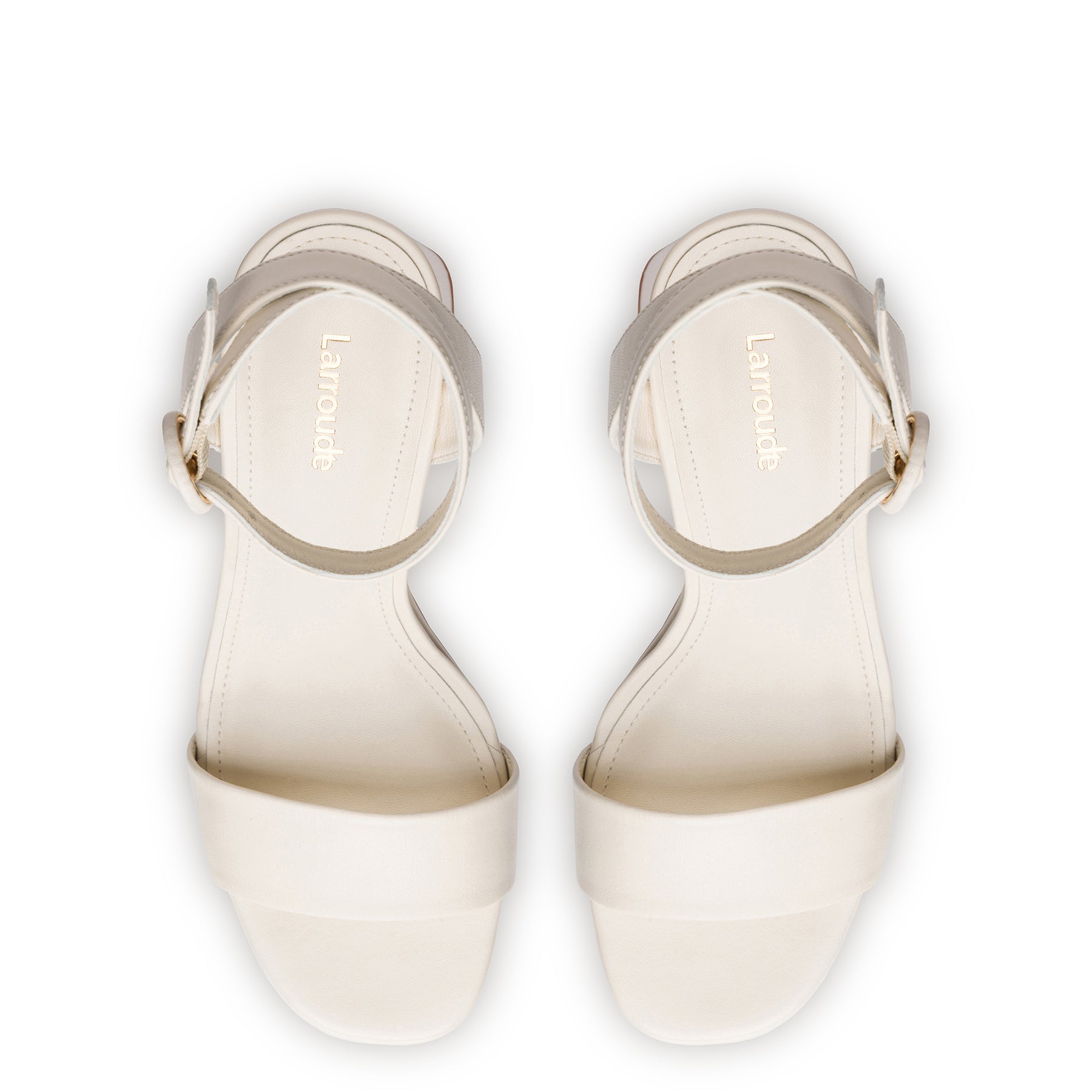 Dolly Sandal In Ivory Leather