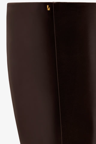 Kate Mid Boot In Brown Leather