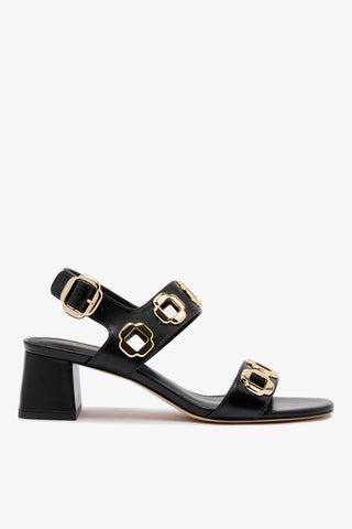 Milan Sandal In Black Leather