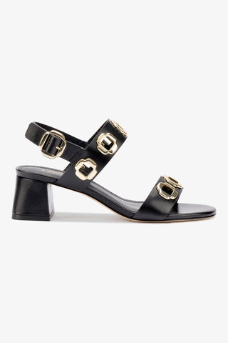 Milan Sandal In Black Leather