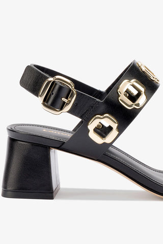 Milan Sandal In Black Leather