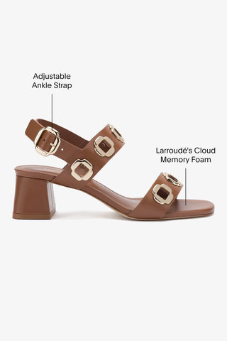 Milan Sandal In Caramel Leather