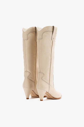 Louise Boot In Ivory Floater