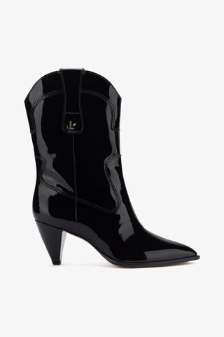 Thelma Boot In Black Patent Leather