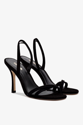 Annie Sandal In Black Suede