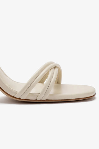 Annie Sandal In Ivory Leather