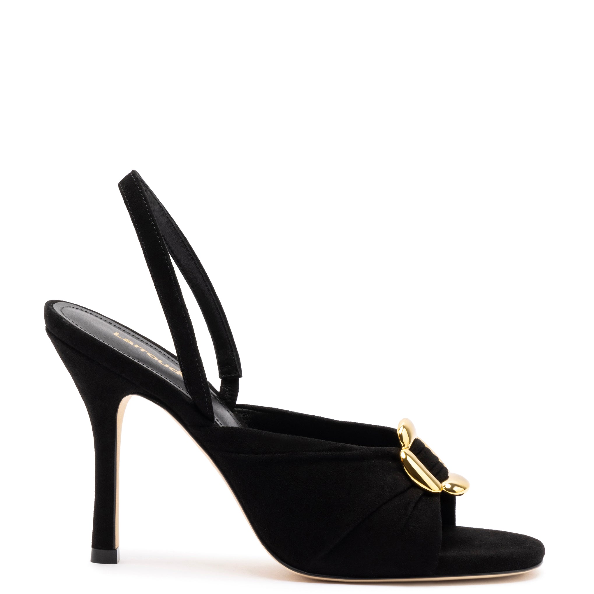 Sandalia Mayfair en ante negro