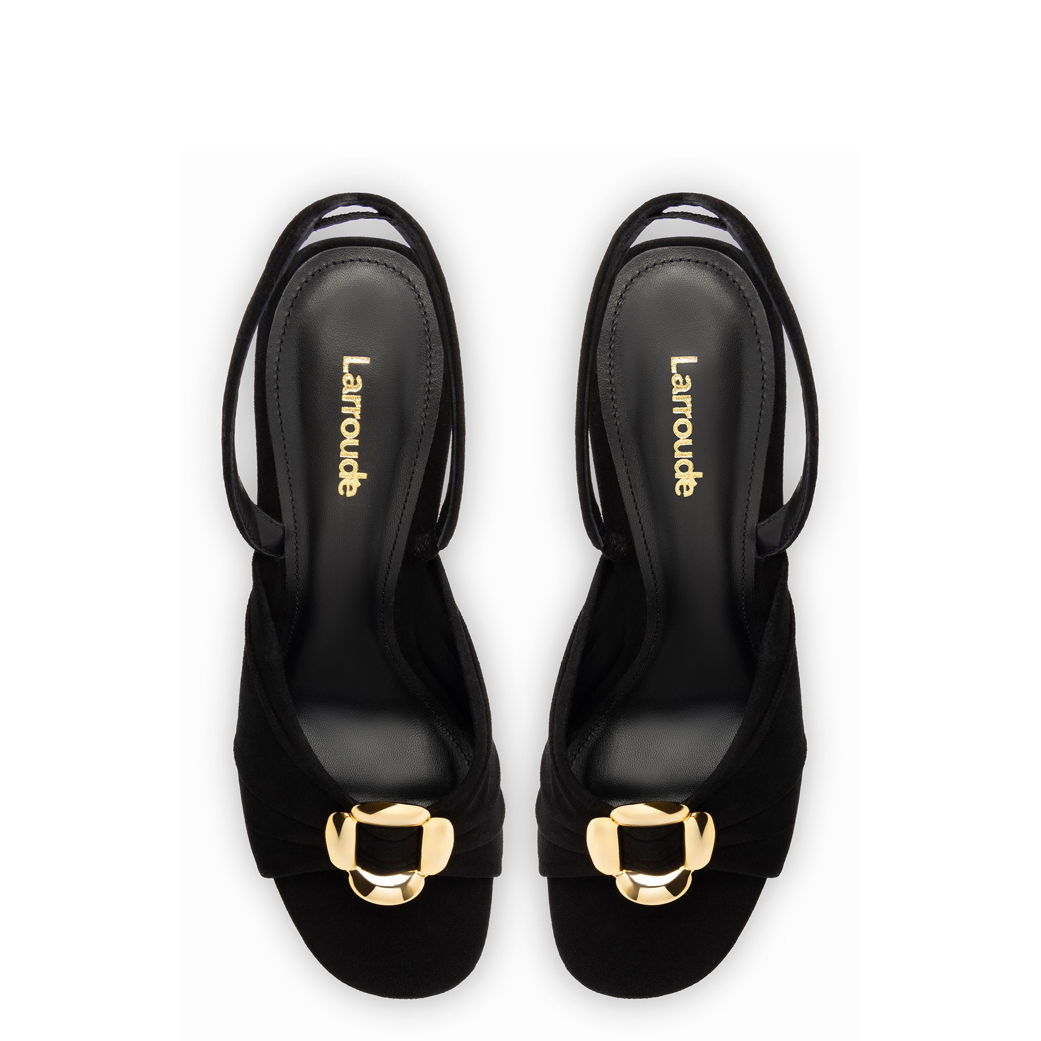 Mayfair Sandal In Black Suede