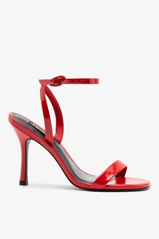 Veronina Sandal In Scarlet Patent Leather