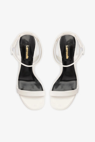Veronina Sandal In White Patent Leather