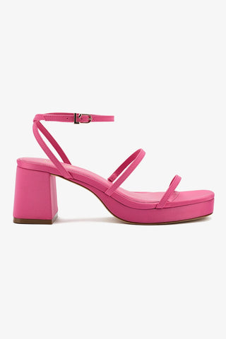 Gio Sandal In Pink Satin