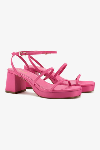 Gio Sandal In Pink Satin