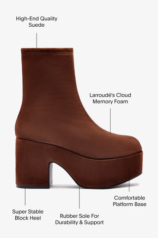 Miso Boot In Brown Suede