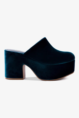 Miso Platform Clog In Deepsea Velvet