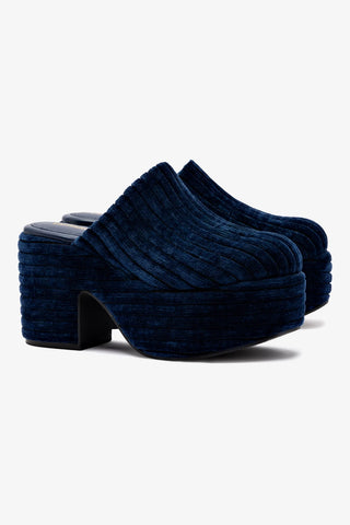 Miso Platform Clog In Midnight Velvet