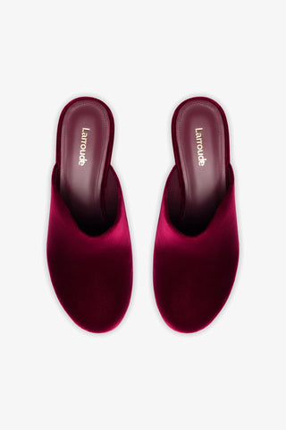 Miso Platform Clog In Wine Velvet