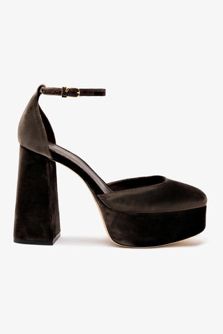 Ari Pump In Expresso Velvet