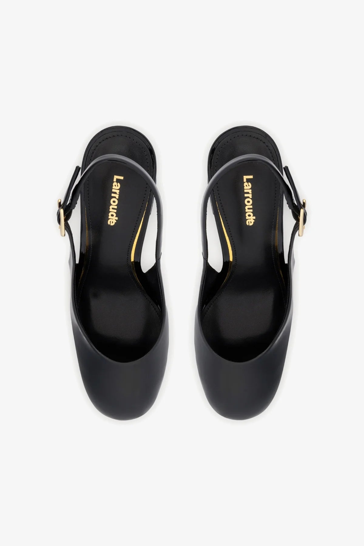 Ariana Hi In Black Patent Leather – Larroude