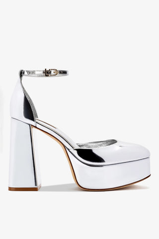 Ari Pump In Silver Specchio