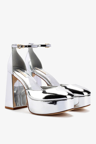 Ari Pump In Silver Specchio