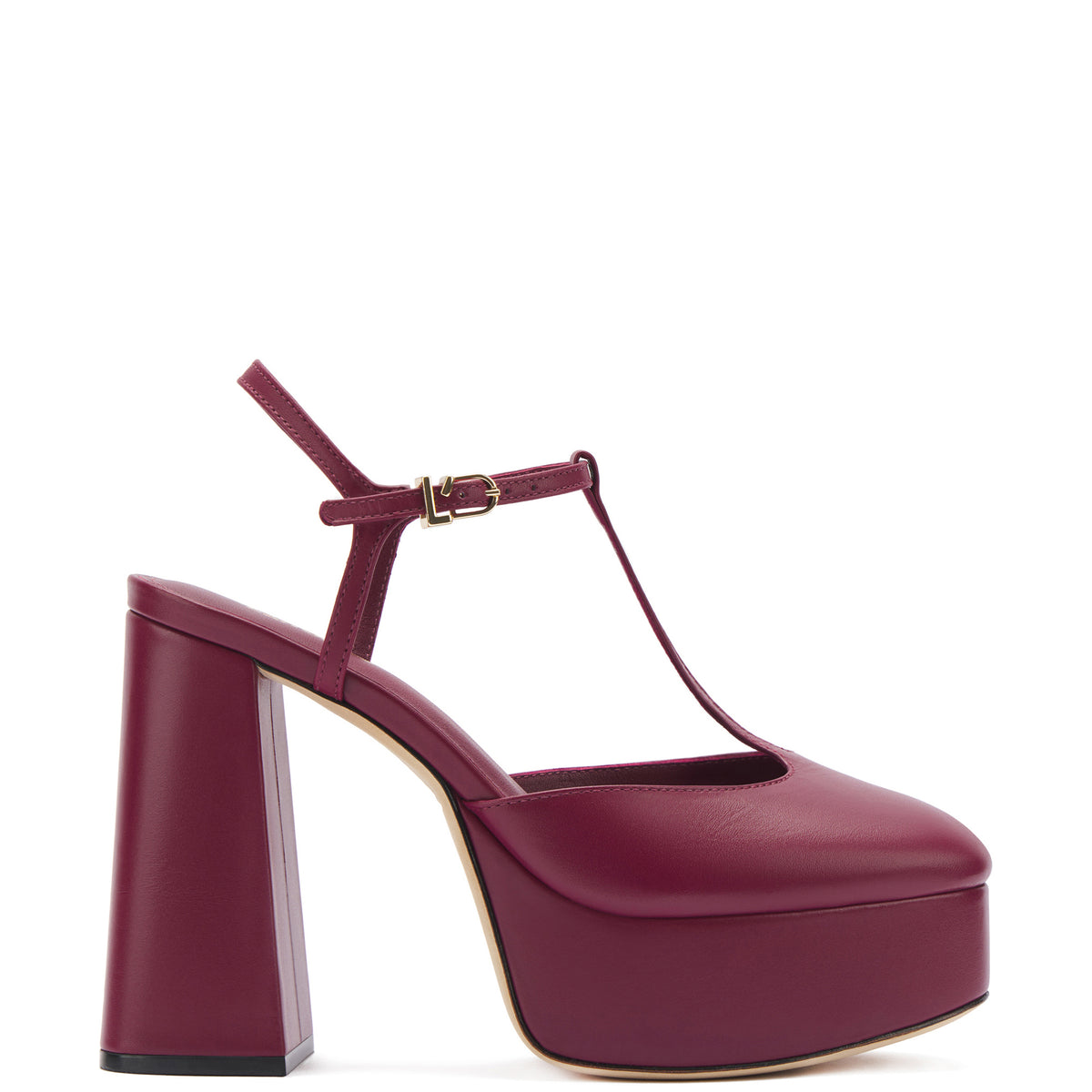 Pixie Pump In Wine Leather