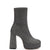 Dolly Stretch Boot In Silver Lurex