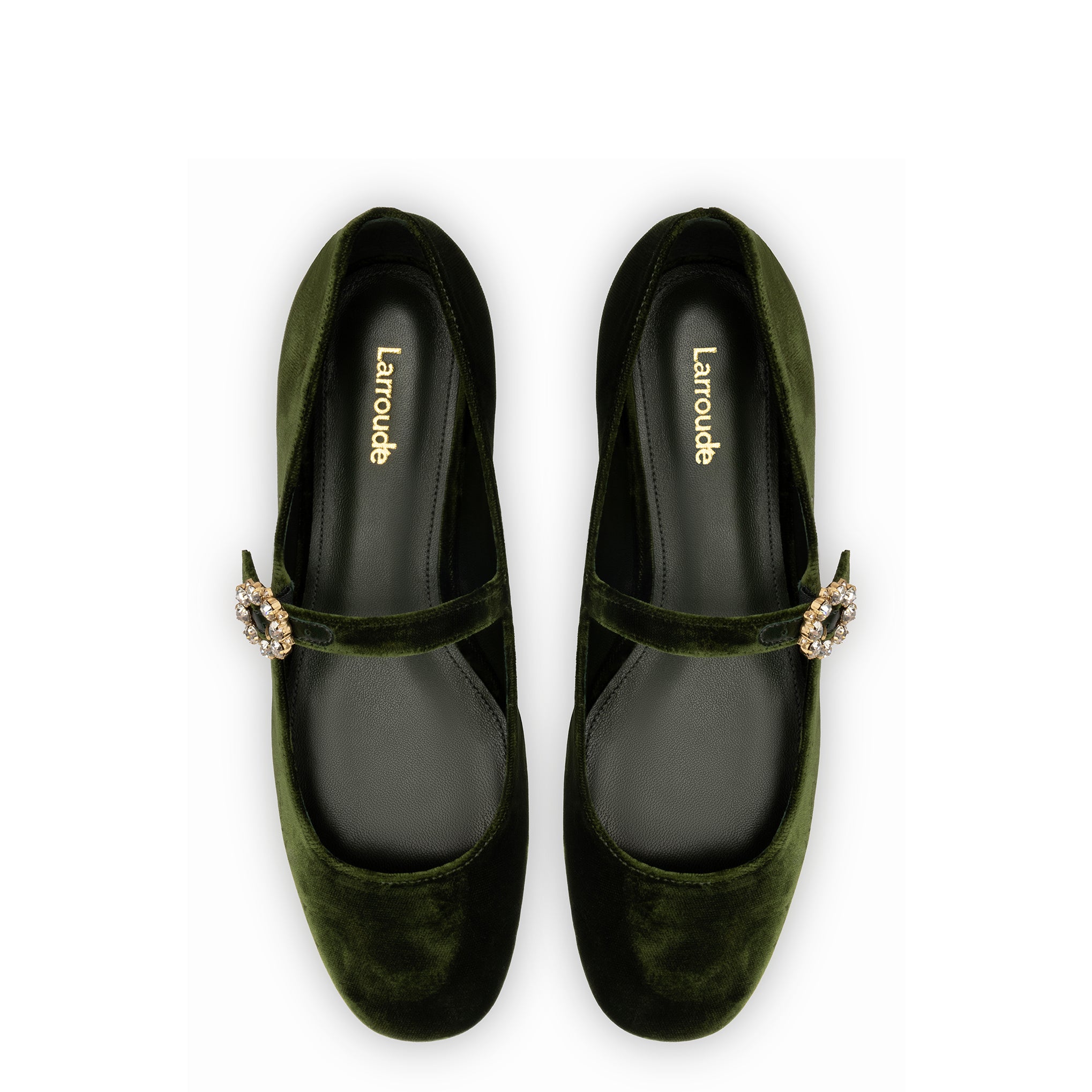 Blair Ballet Flat In Bosco Velvet