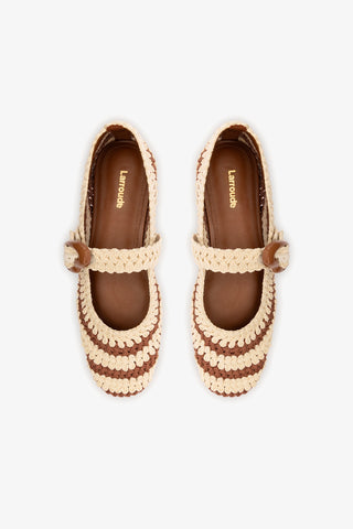 Verona Crochet In Caramel And Ivory Crochet