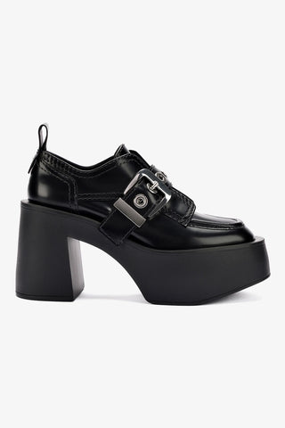 Stewart Platform Oxford In Black Leather