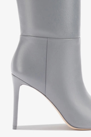 Larroudé x Jennifer Fisher Boot In Cement Grey Leather